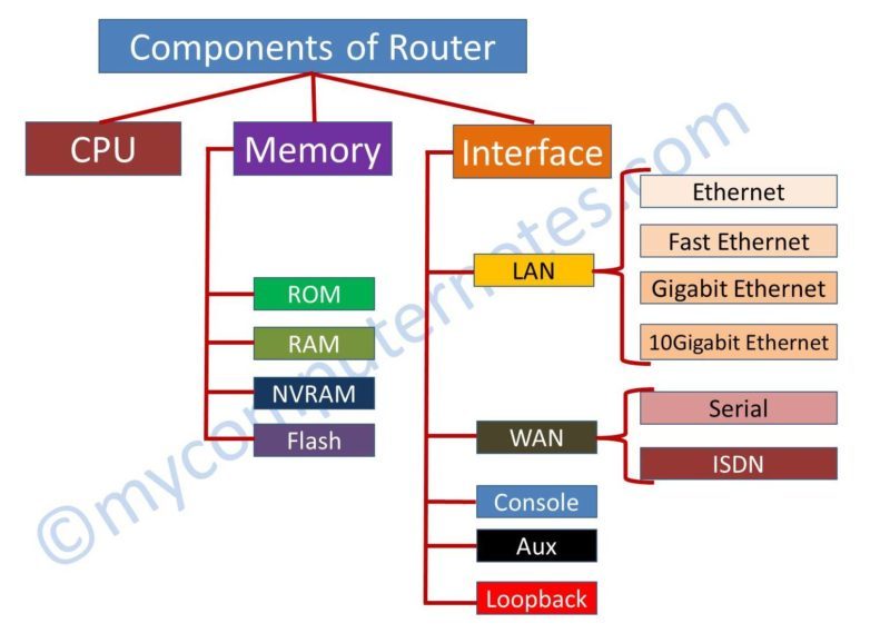 Router and its Major Components Computer Notes