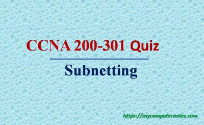 CCNA Practice Quiz IP Subnetting