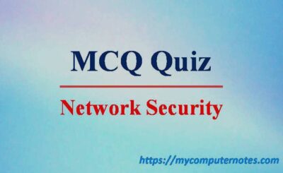 mcq quiz-network security
