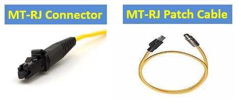 mt rj connector and patch cable 