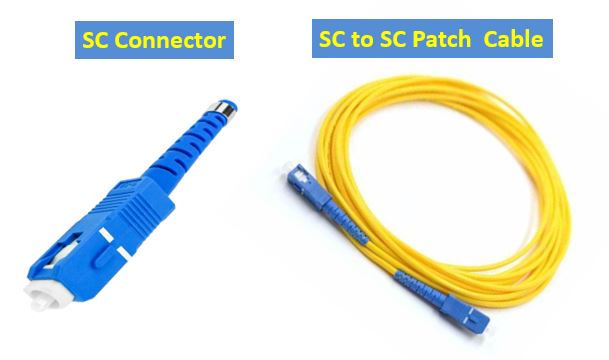 sc connecctor and patch cable