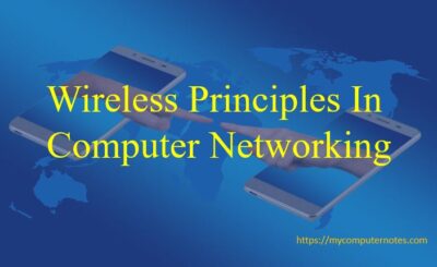 wireless principles in computer networking