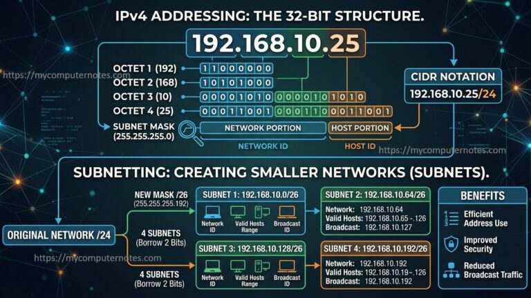 IPv4 addressing and subnetting