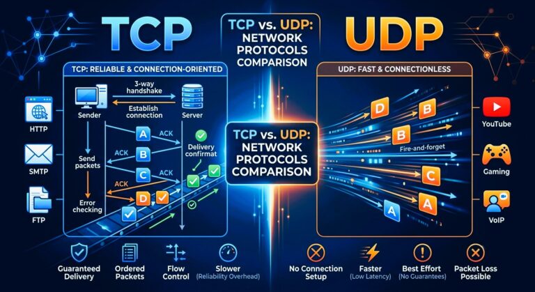 comparing tcp and udp