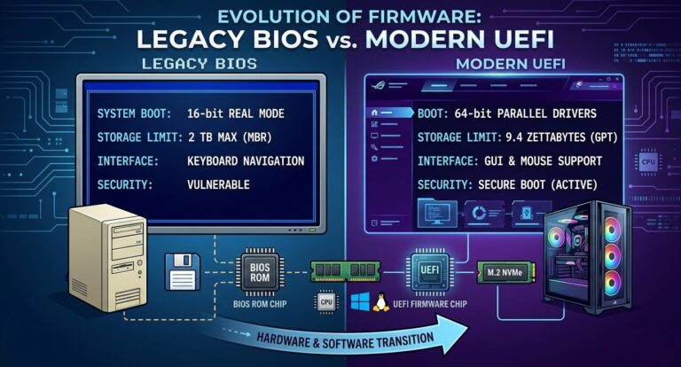 Legacy bios vs uefi