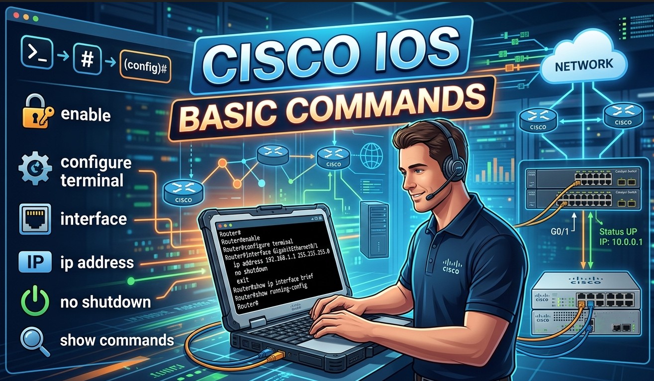 cisco ios basic commands