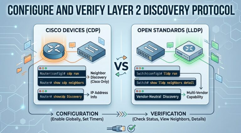 configure and verify layer 2 discovery protocol