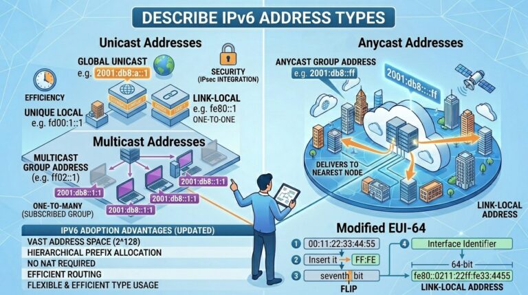 ipv6 address types